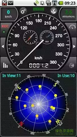 GPS速度表百度地图版