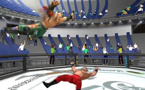 US vs Euro Wrestling Fight