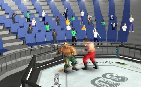 US vs Euro Wrestling Fight