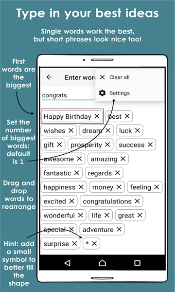 wordcloud app