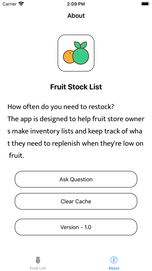 Fruit Stock List苹果版