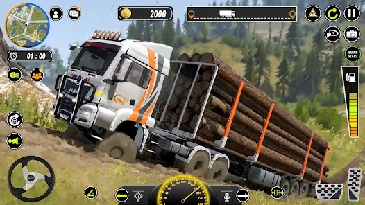 泥卡车游戏货物模拟器最新版